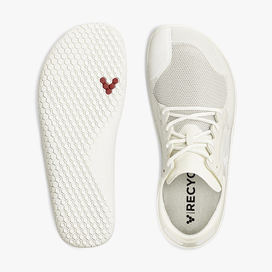 Vivobarefoot Primus Lite III Træningssko Herre Hvide | Danmark 0051NWYB